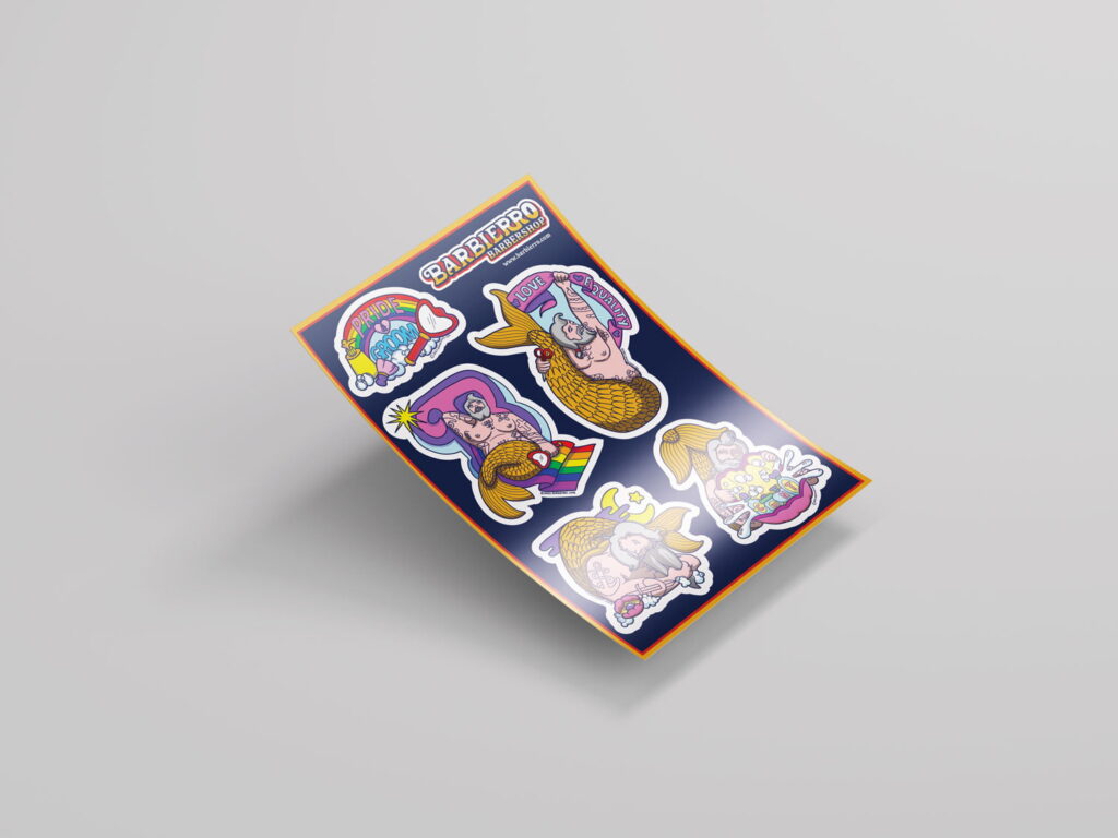 Barbs The Merman Pride Sticker Pack 2023